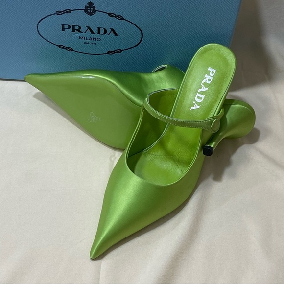 Prada Green Women's Heel - Picture 4 of 6